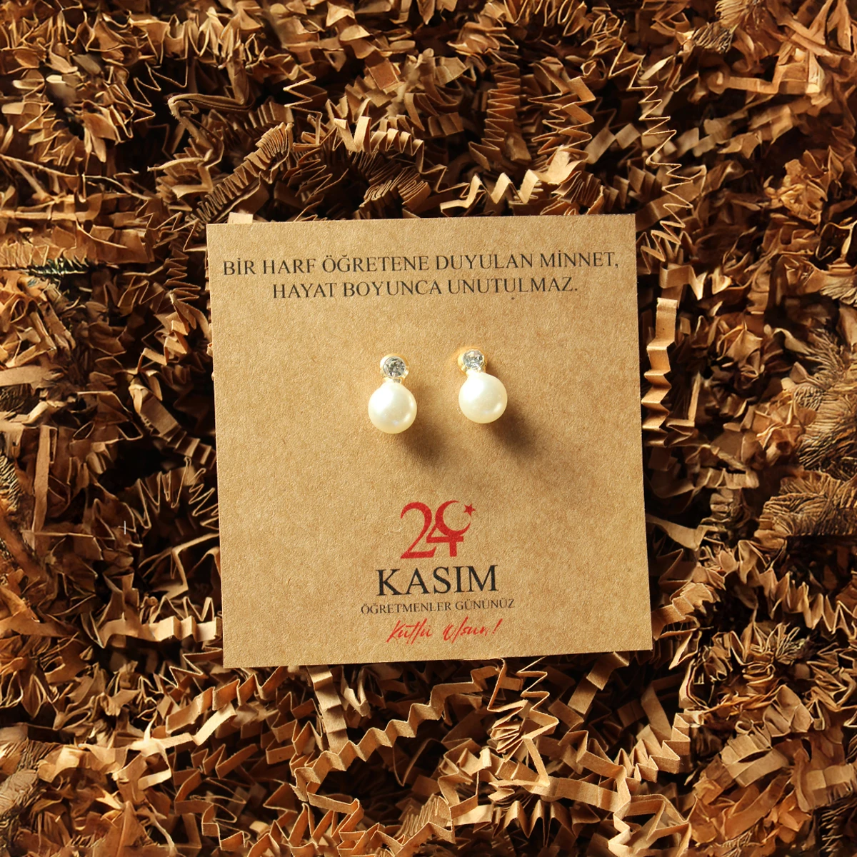 Hediyelik Küpe Modelleri - Öğretmenle Günü'ne Özel - Model 9